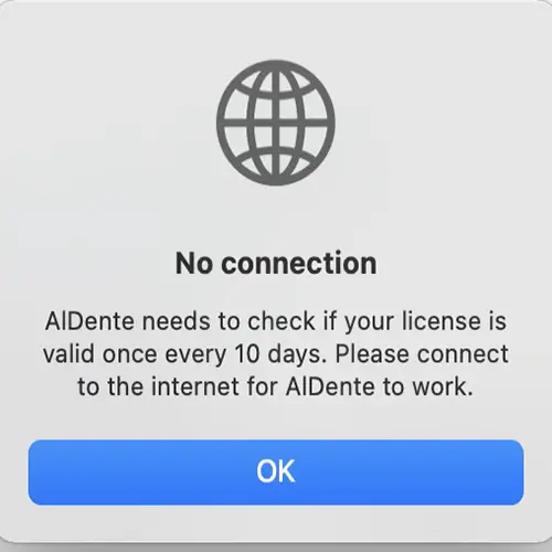 Internet not working